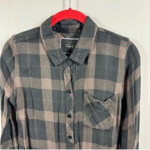 Rails Allison Plaid Shirt in Black and Brown